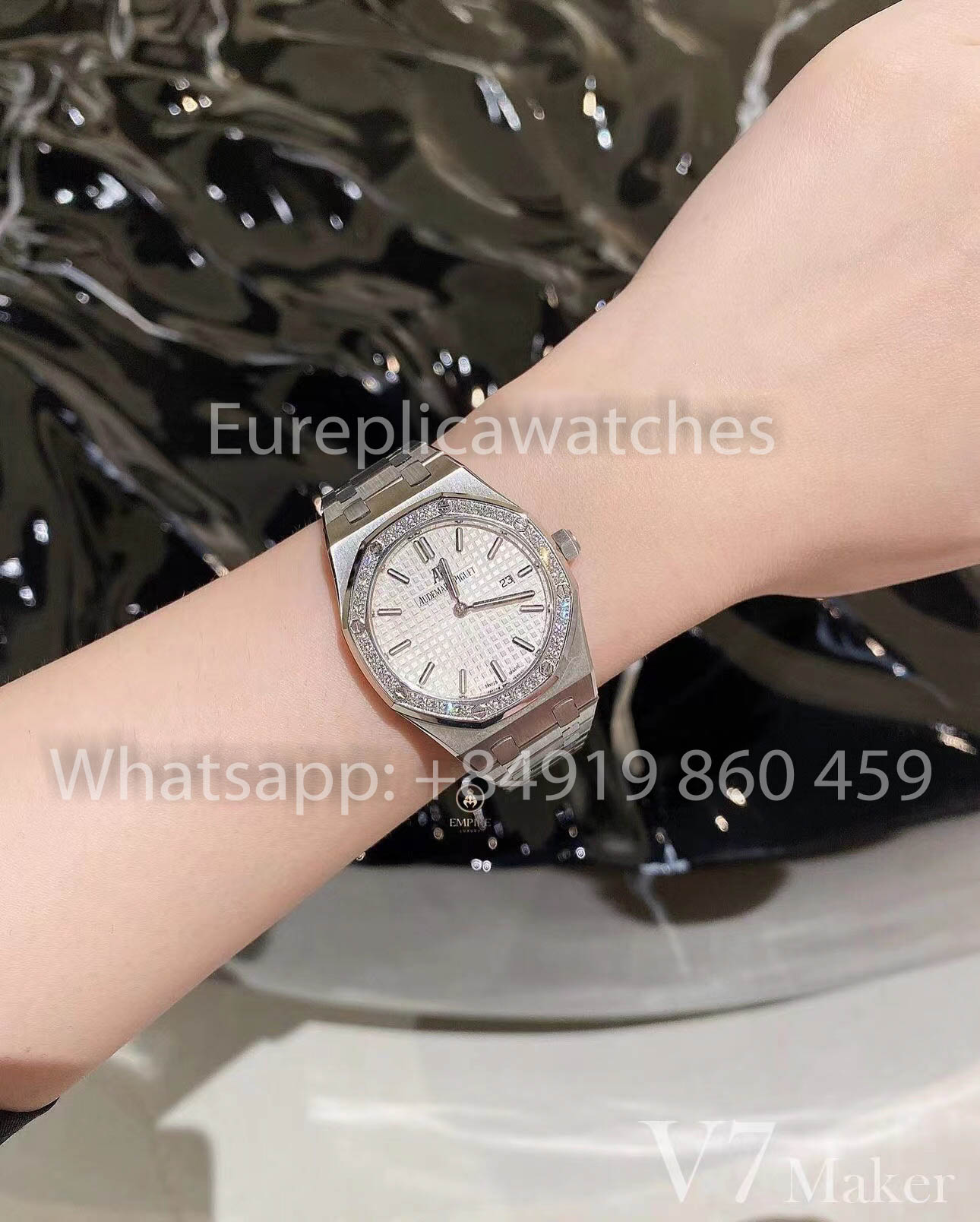 Audemars Piguet Royal Oak 67651OR Ladies’ Quartz Watch 1:1 Best Clone V7 Factory SS