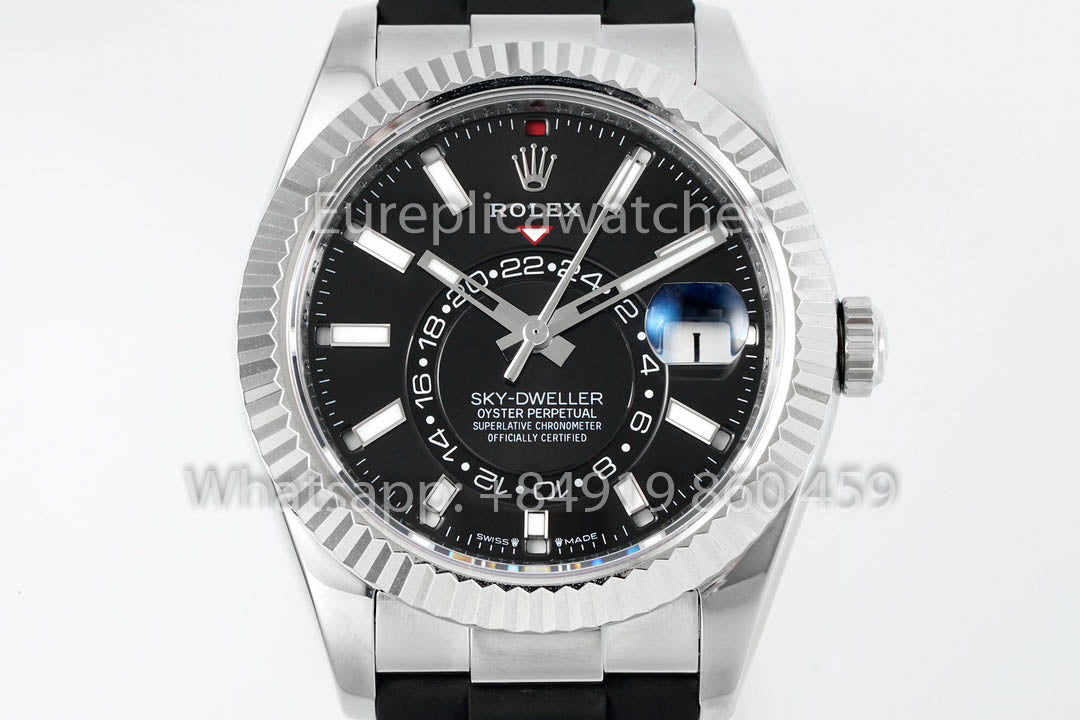 Rolex Oyster Perpetual Sky-Dweller M336239-0002 Cadran noir 1:1 Meilleur clone ZF Factory 190 grammes