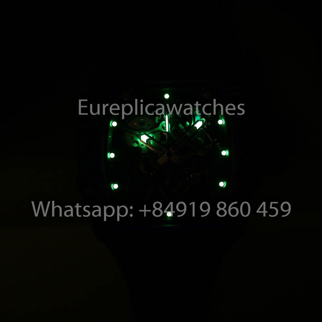 Richard Mille RM35-01 NTPT Carbon 1:1 Bester Klon BBR Factory V2 Schwarzes Klettband