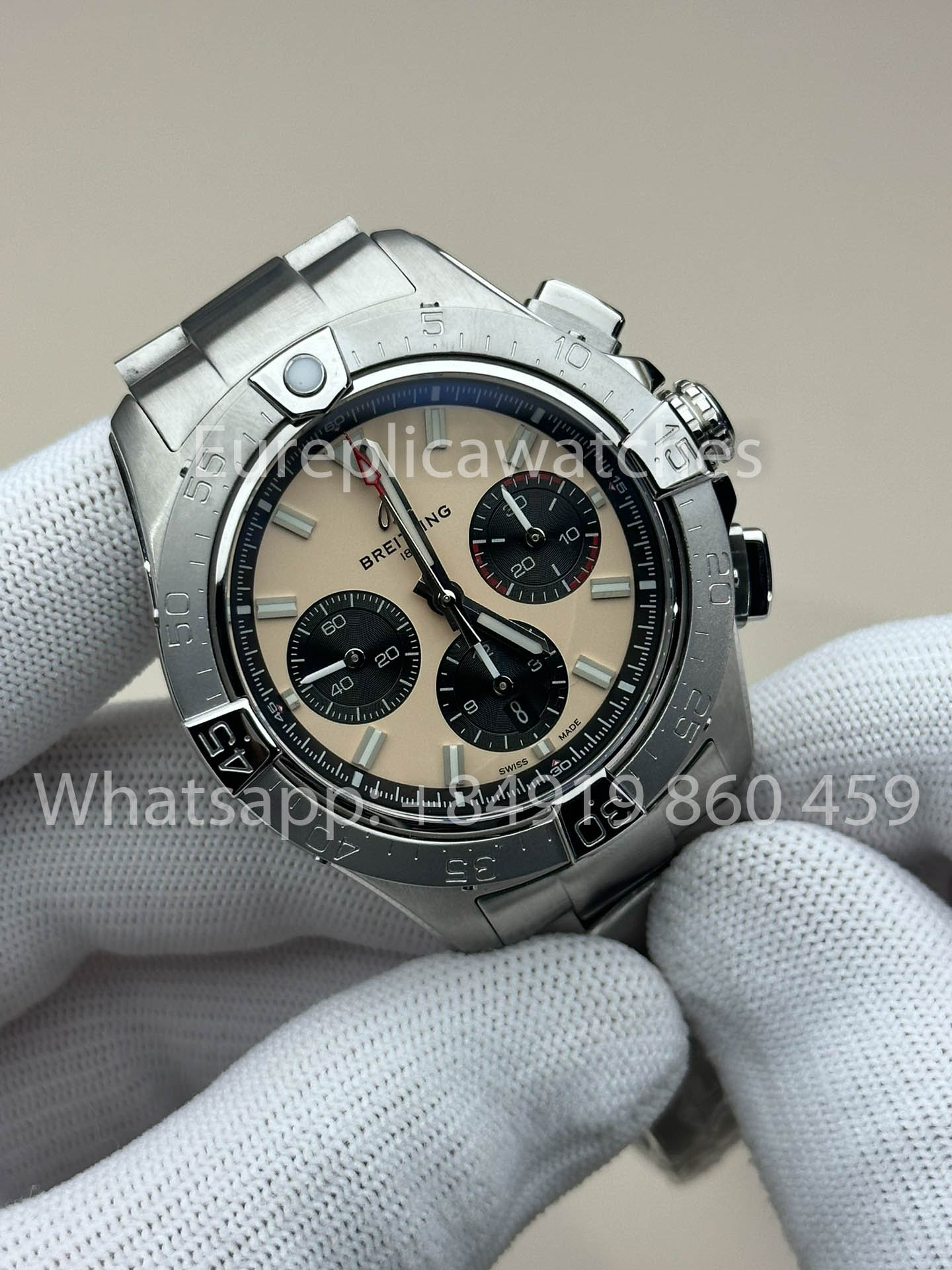 Chronographe Breitling Avenger B01 AB0137241L1P1 1:1 Meilleur clone BLS Factory SS
