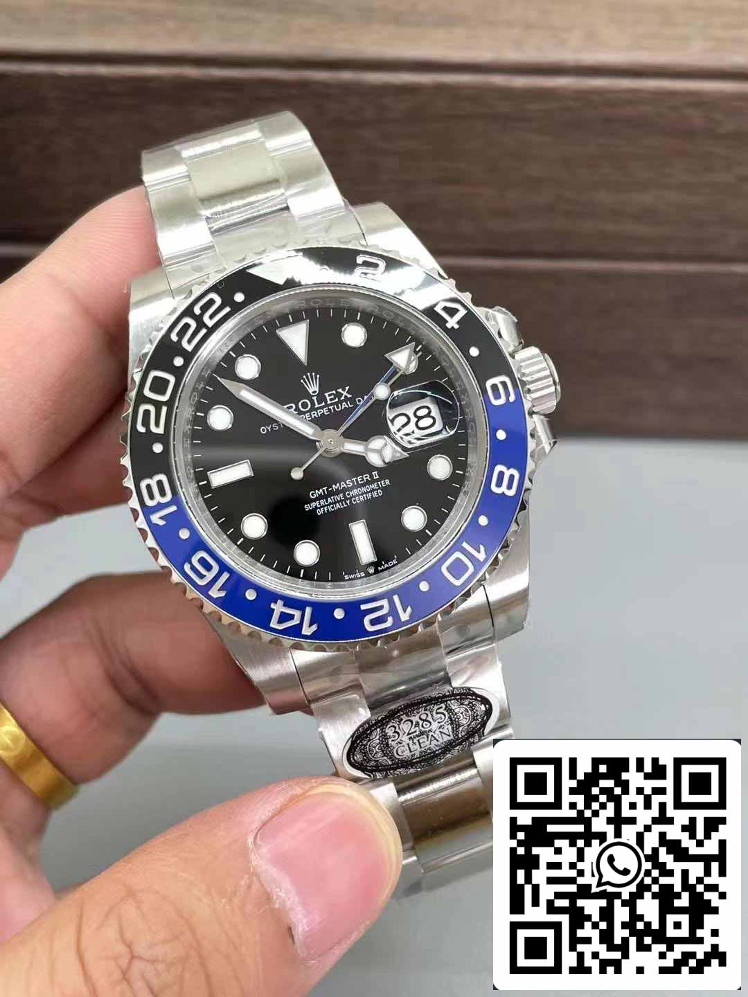 Rolex GMT Master II 116710BLNR-78200 1:1 Best Edition Clean Factory Schwarzes Zifferblatt
