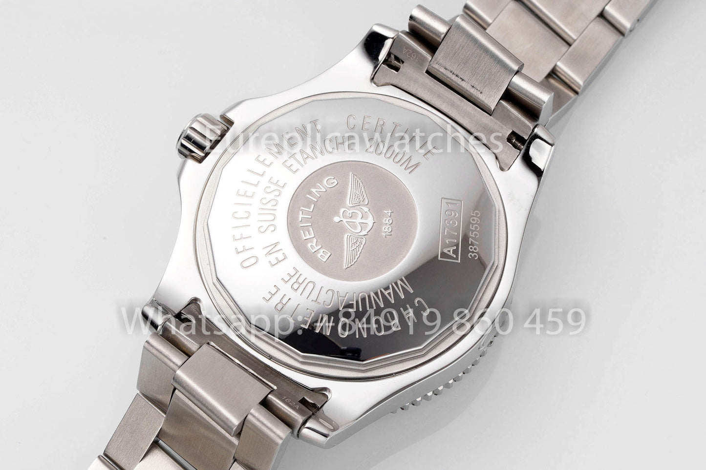 Breitling Superocean 44 A17391 1:1 Best Clone Stainless Steel EF Factory White Hands