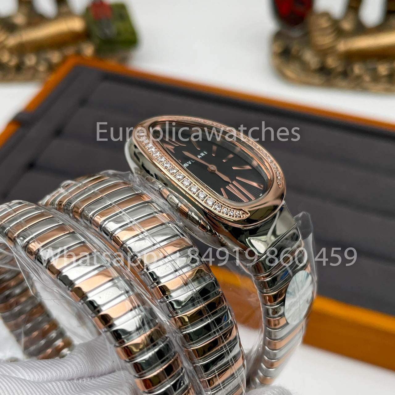 Bvlgari Serpenti 102532 1:1 Meilleure édition BV Factory Cadran noir diamant