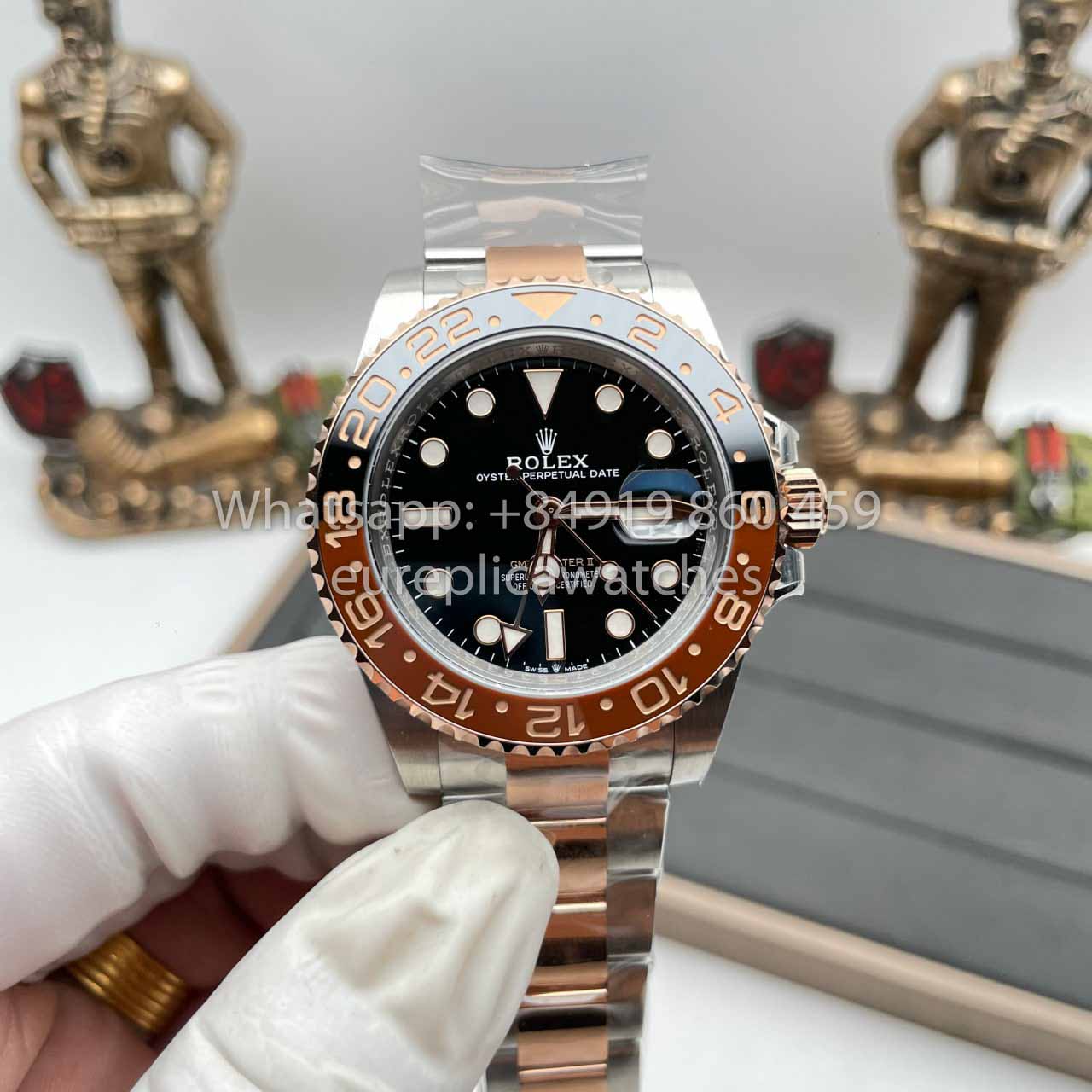 Rolex GMT Master II M126711chnr-0002 1:1 Best Edition C+ Factory Roségold