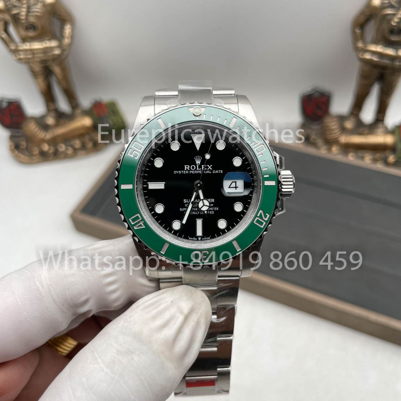 Rolex Submariner M126610LV-0002 Kermit 1:1 Meilleur clone VS Factory Black Dial le plus récent 2025