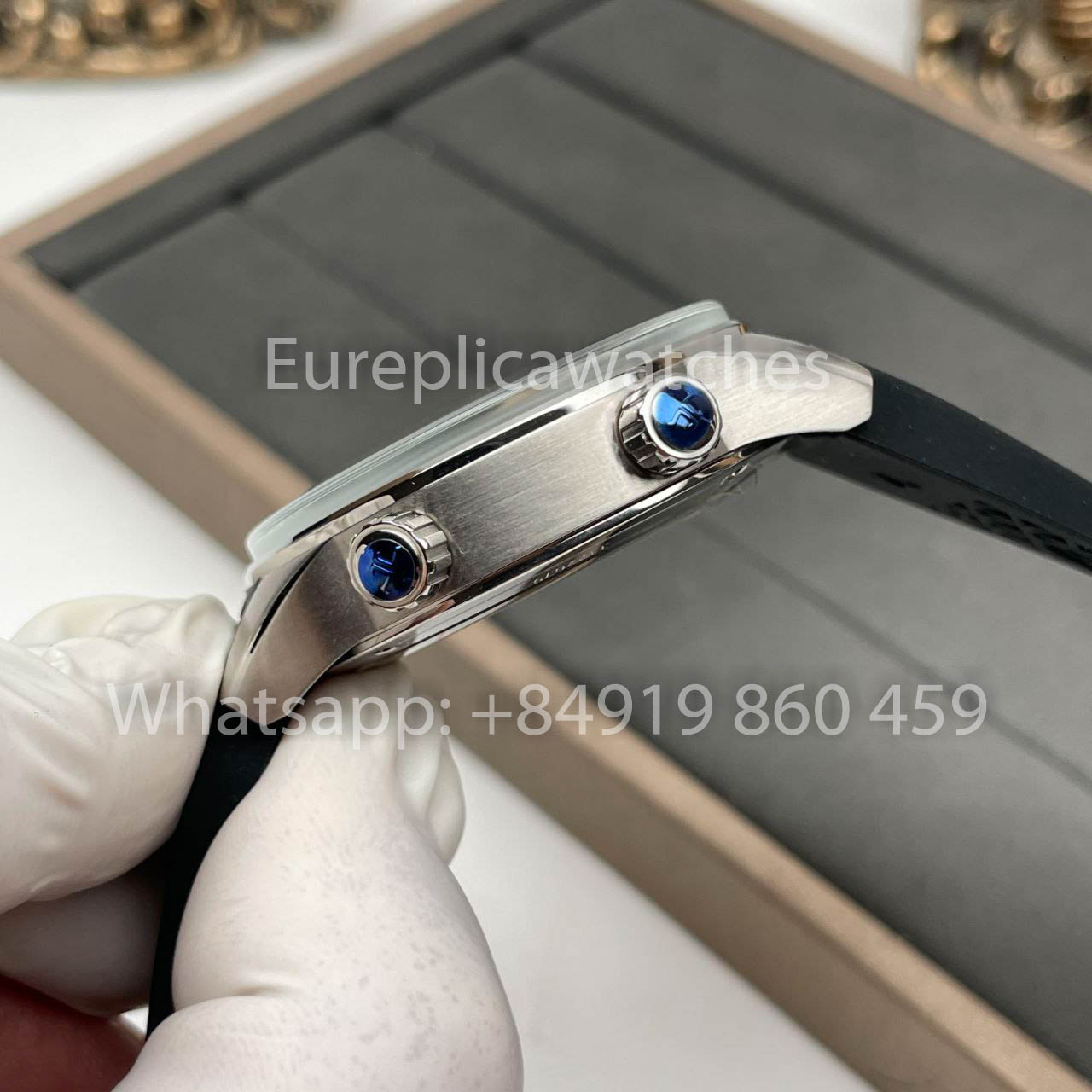 Jaeger Lecoultre Polaris Memovox 1:1 Best Clone BLS Factory Black Dial