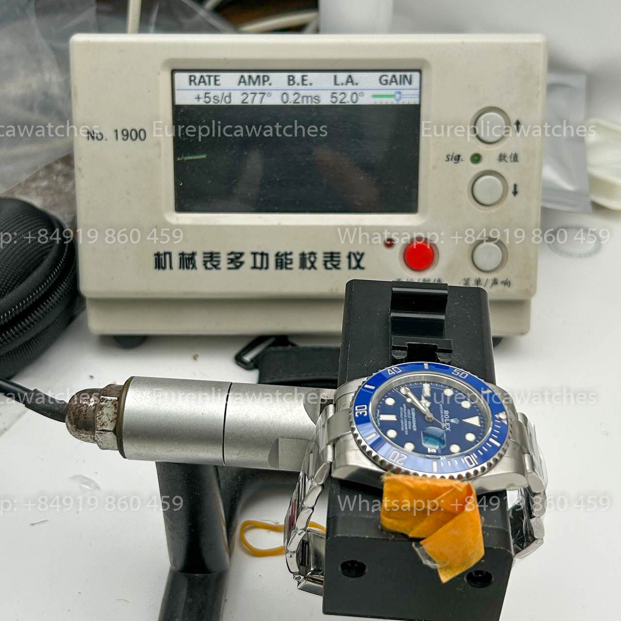 Rolex Submariner 116619LB-97209 3135 movement VS Factory Blue Dial