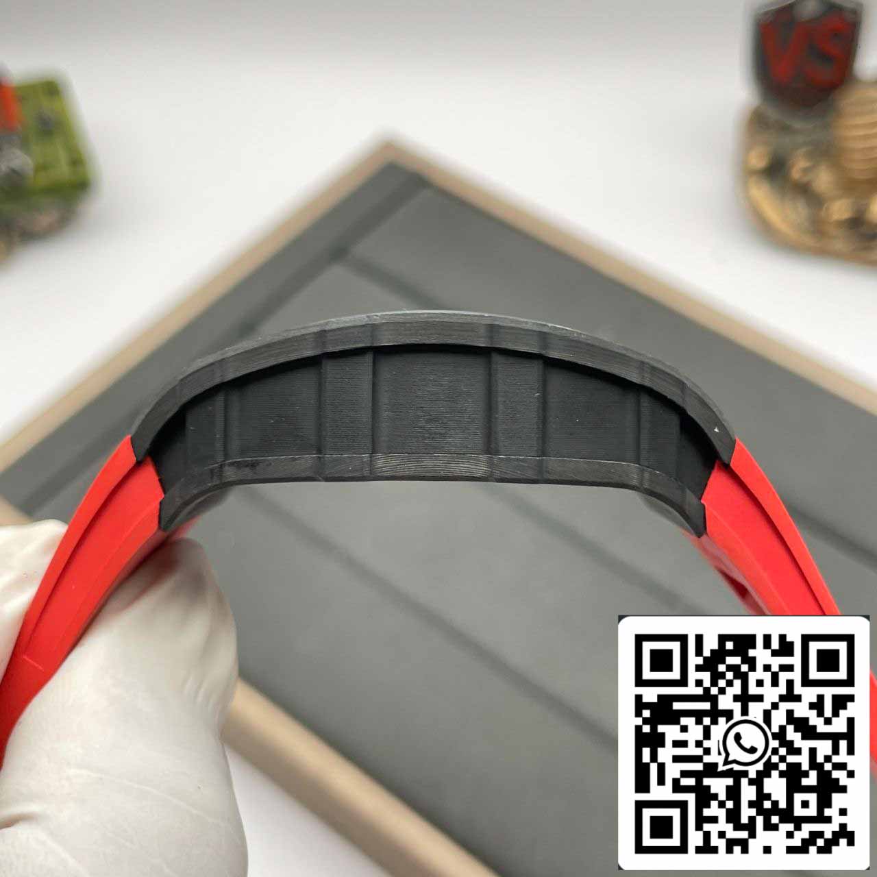 Richard Mille RM035-02 1:1 Best Edition T+ Factory NTPT Carbongehäuse rotes Armband V4