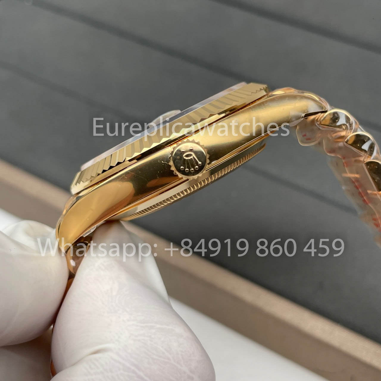 Rolex Day Date 40 M228238-0006 Yellow Dial 1:1 Best Edition AR Factory 3255 Movement