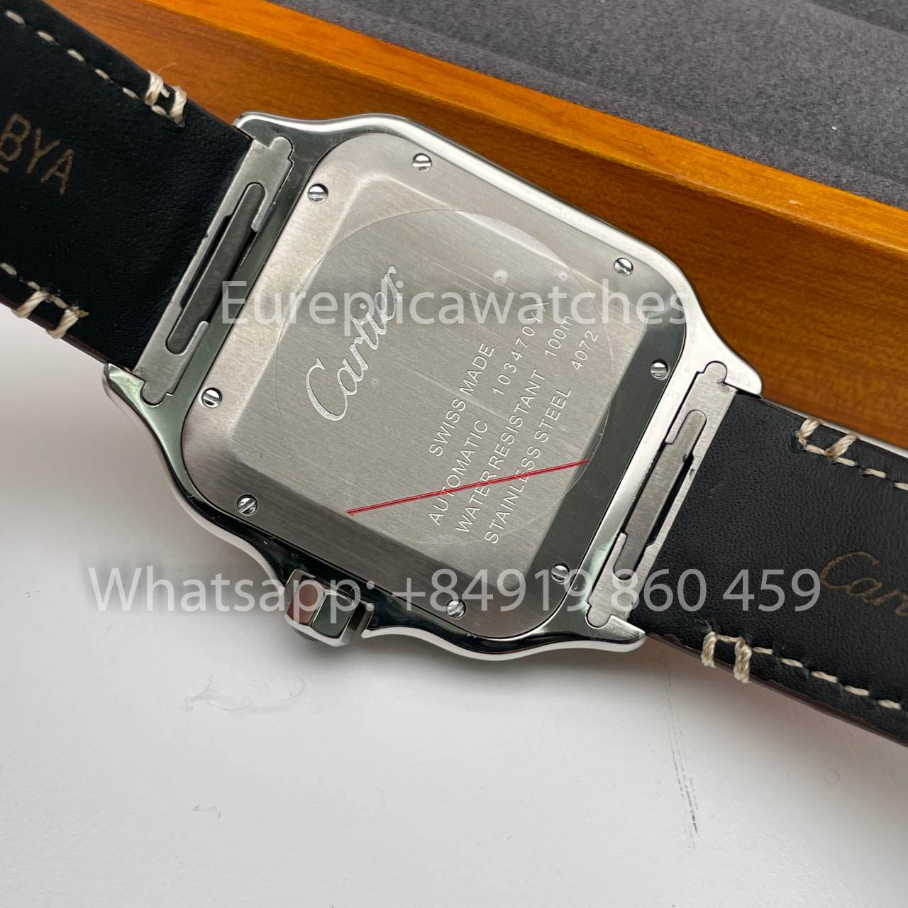 Cartier De Santos WSSA0009 KOR Factory 1:1 Meilleure édition suisse ETA9015