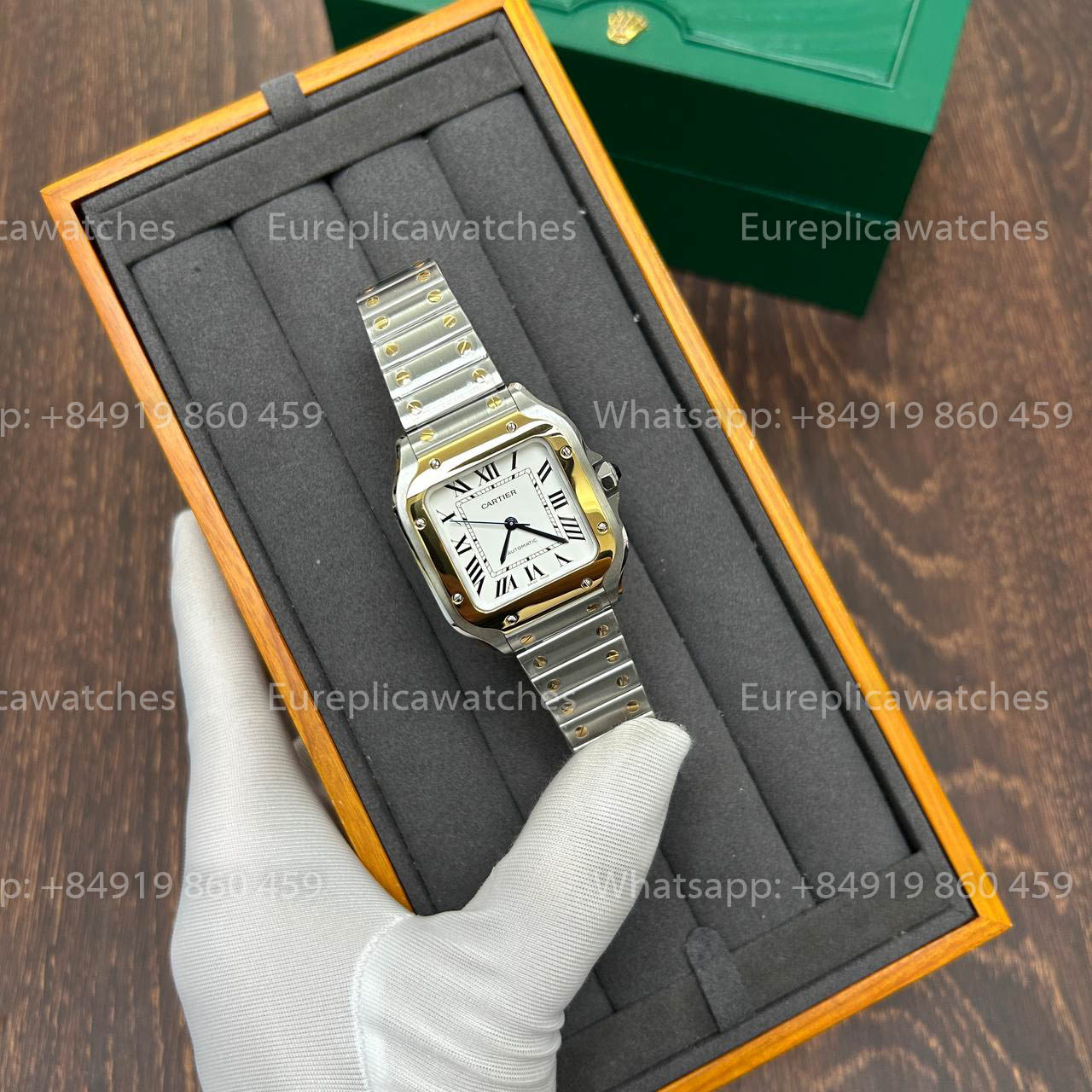 Cartier De Santos W2SA0016 35MM 1:1 Meilleure édition BV Factory Cadran blanc