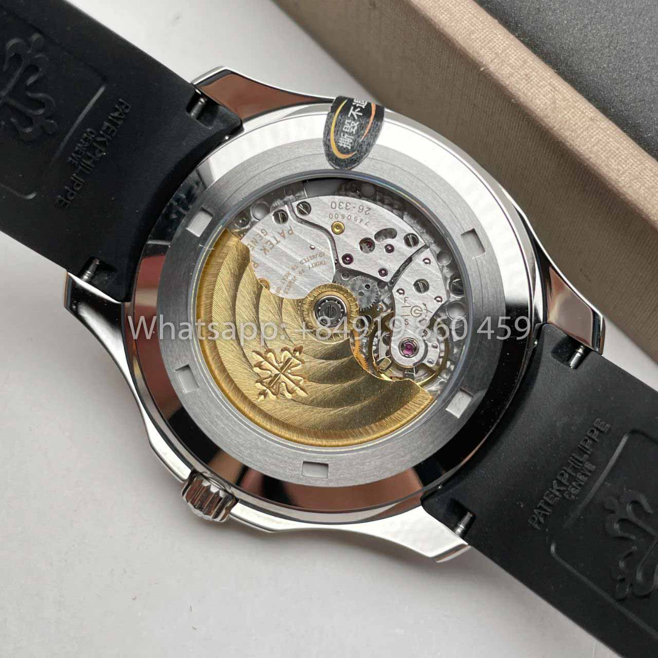 Patek Philippe Aquanaut 5167A-001 1:1 Meilleur clone 3K Factory Cadran noir V3 Nouvelle boucle