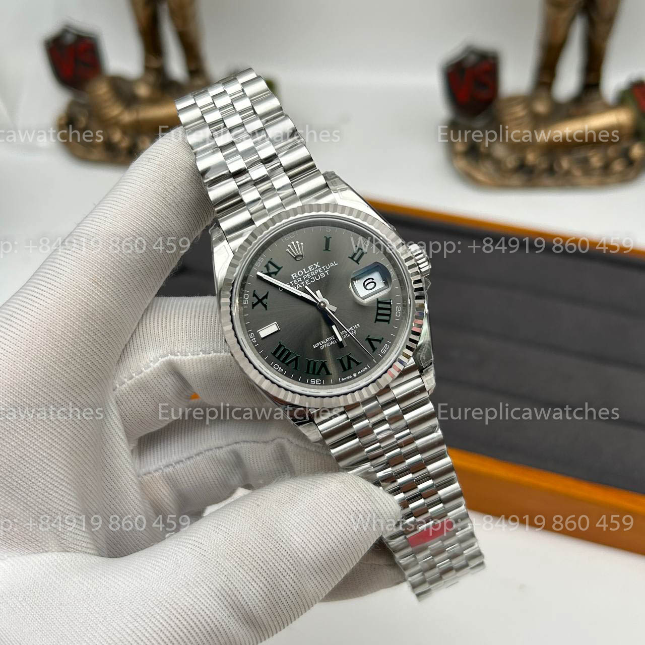 Rolex Datejust M126234-0045 36MM 1:1 Meilleure édition VS Cadran gris d'usine