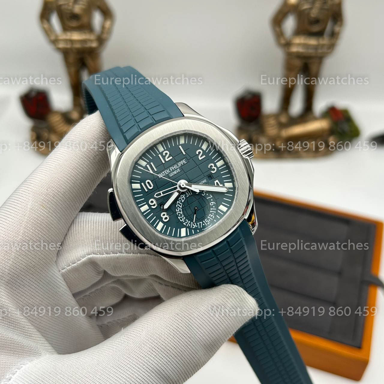 Patek Philippe Aquanaut 5164G-001 Dual Time Version 1:1 Beste Version PPF Factory