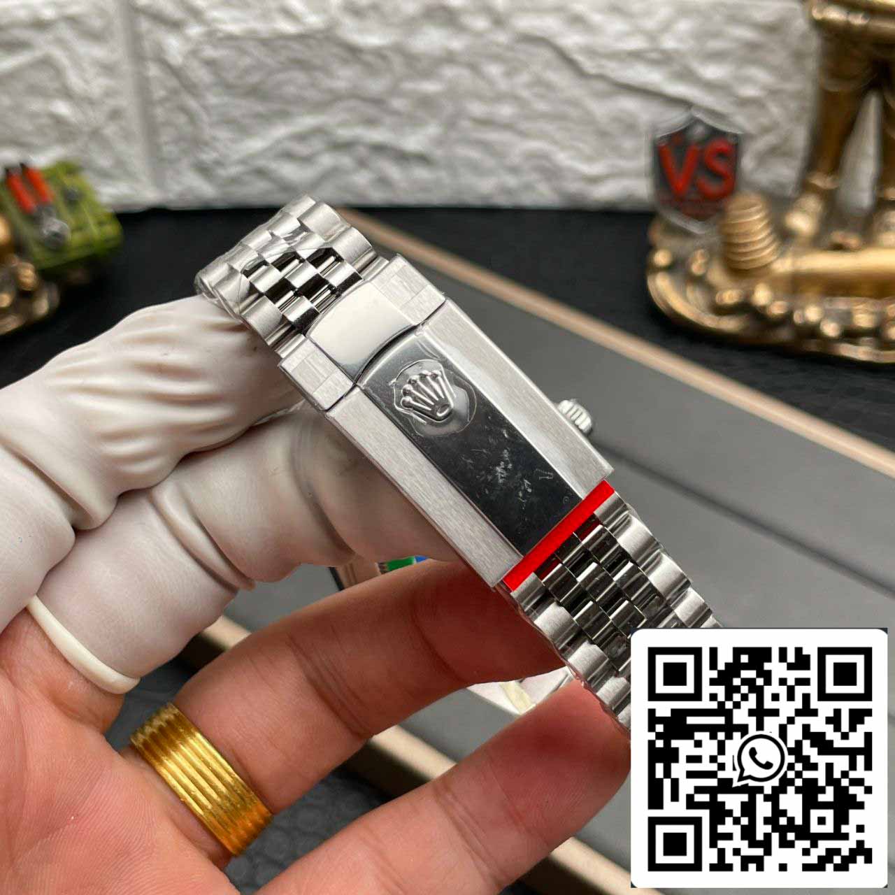 Rolex Datejust M126334-0027 41 mm Jubilee-Armband, sauberes Fabrik-Mintgrün-Zifferblatt