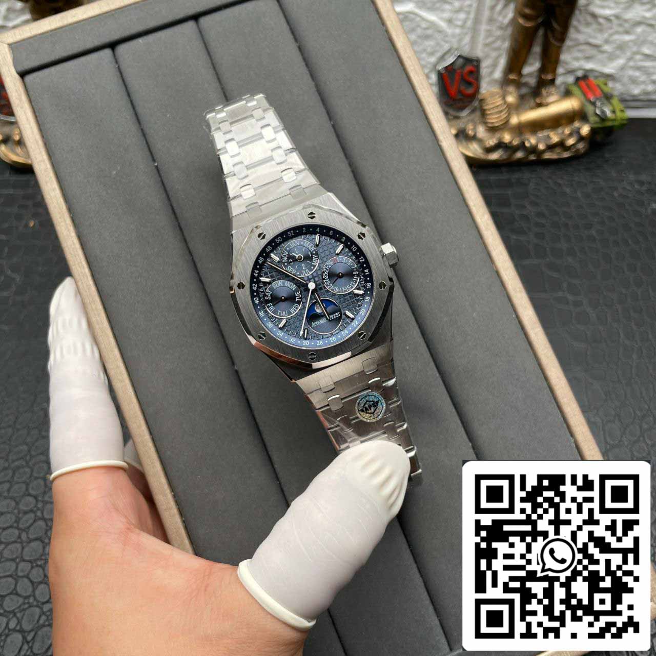 Audemars Piguet Royal Oak 26574ST.OO.1220ST.02 1:1 Meilleure édition APS Factory Cadran bleu