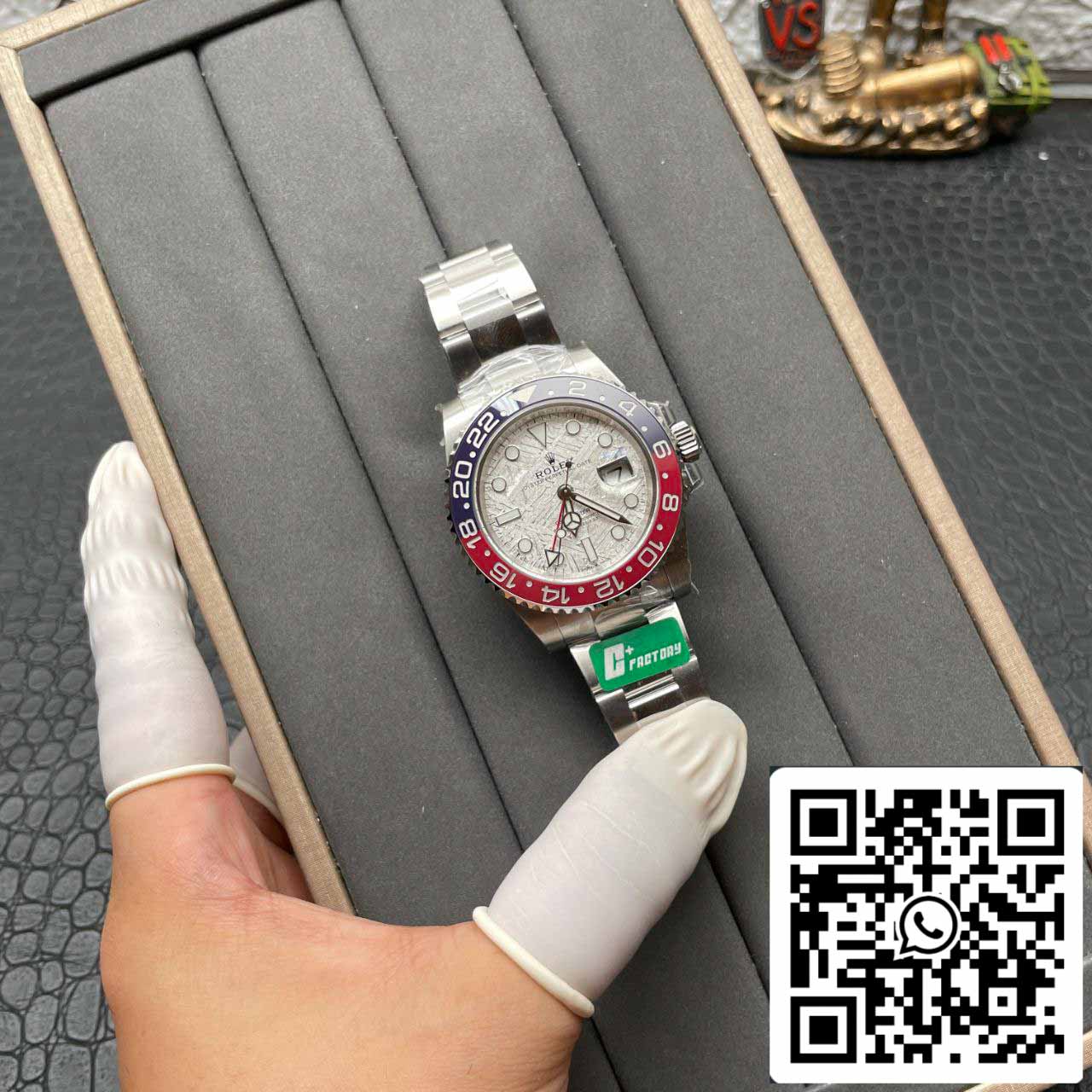 Rolex GMT Master II M126719blro-0002 1:1 Best Edition C+ Factory Meteorite Dial