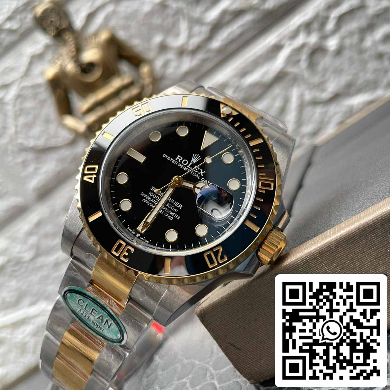 Rolex Submariner M126613LN-0002 41 mm 1:1 Best Edition Clean Factory schwarzes Zifferblatt