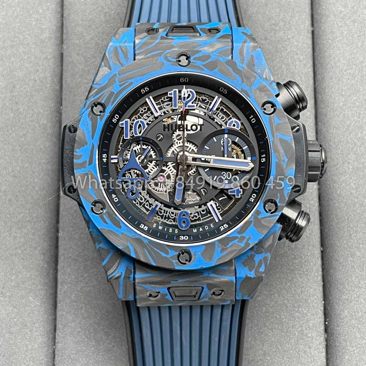 Hublot BIG BANG 1:1 Best Edition HB Factory Carbon Fiber Blue Gehäuse