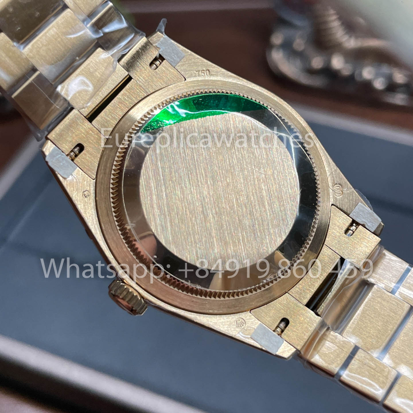 Rolex Day Date 128238-0118 Lunette Diamant 1:1 Meilleur Clone 8+ Version Contrepoids d'Usine