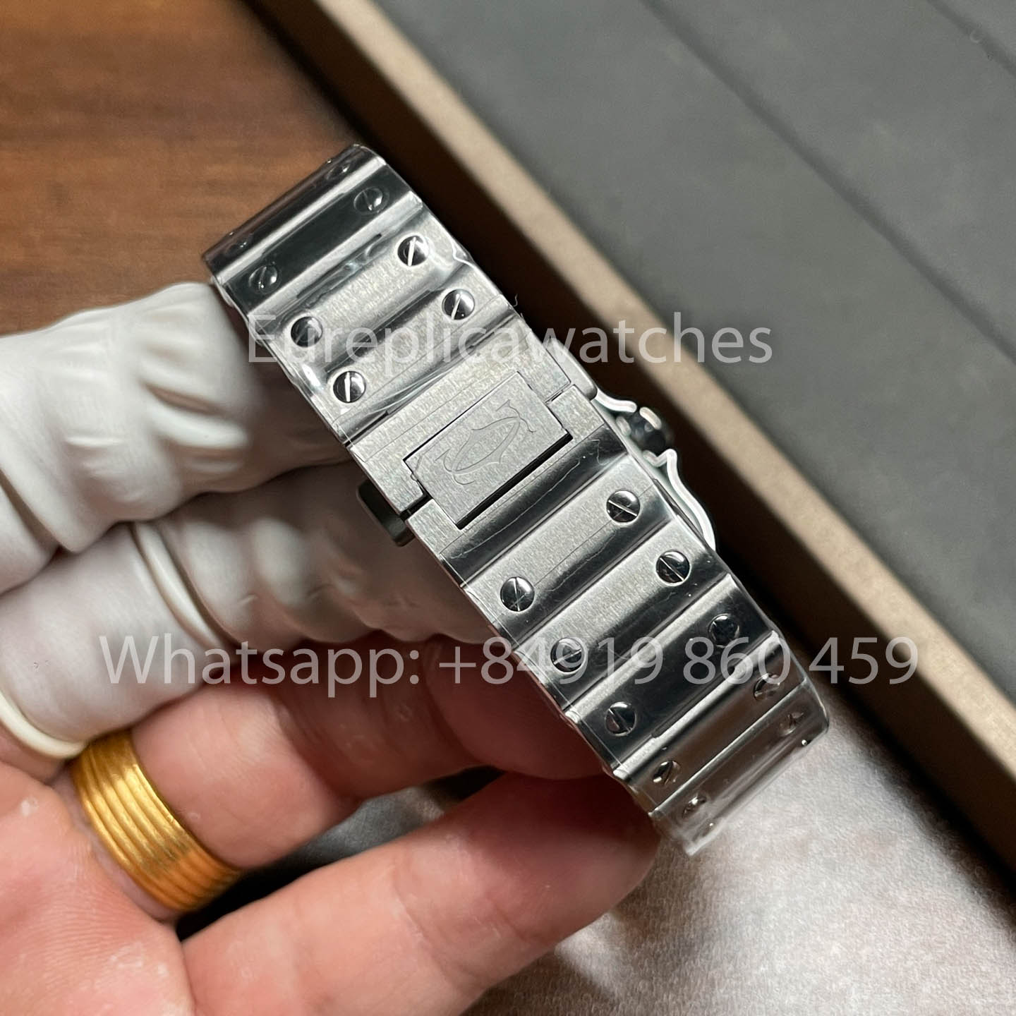 Cartier Santos WSSA0009 1:1 Best Clone BV Factory V2 White Dial