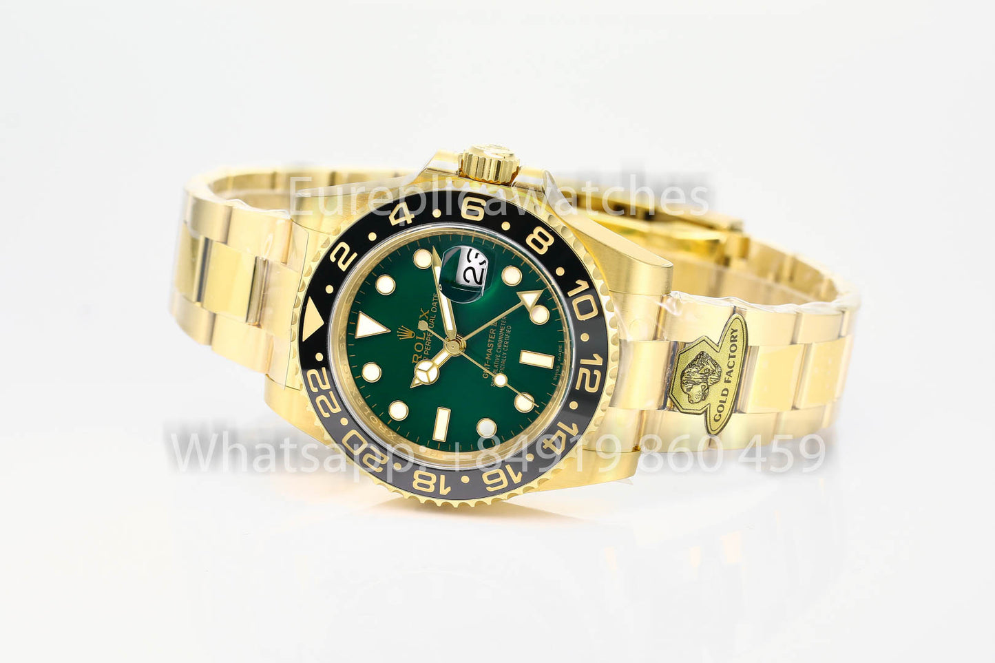 Rolex GMT Master II M126718GRNR Oyster Strap 1:1 Bester Klon Gold Factory V3 Ultimate