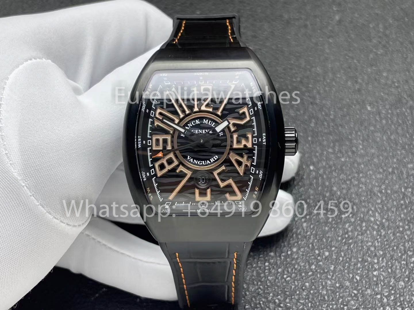Franck Muller Vanguard V45 Vanguard Classical 1:1 Best Clone Bronze Dial
