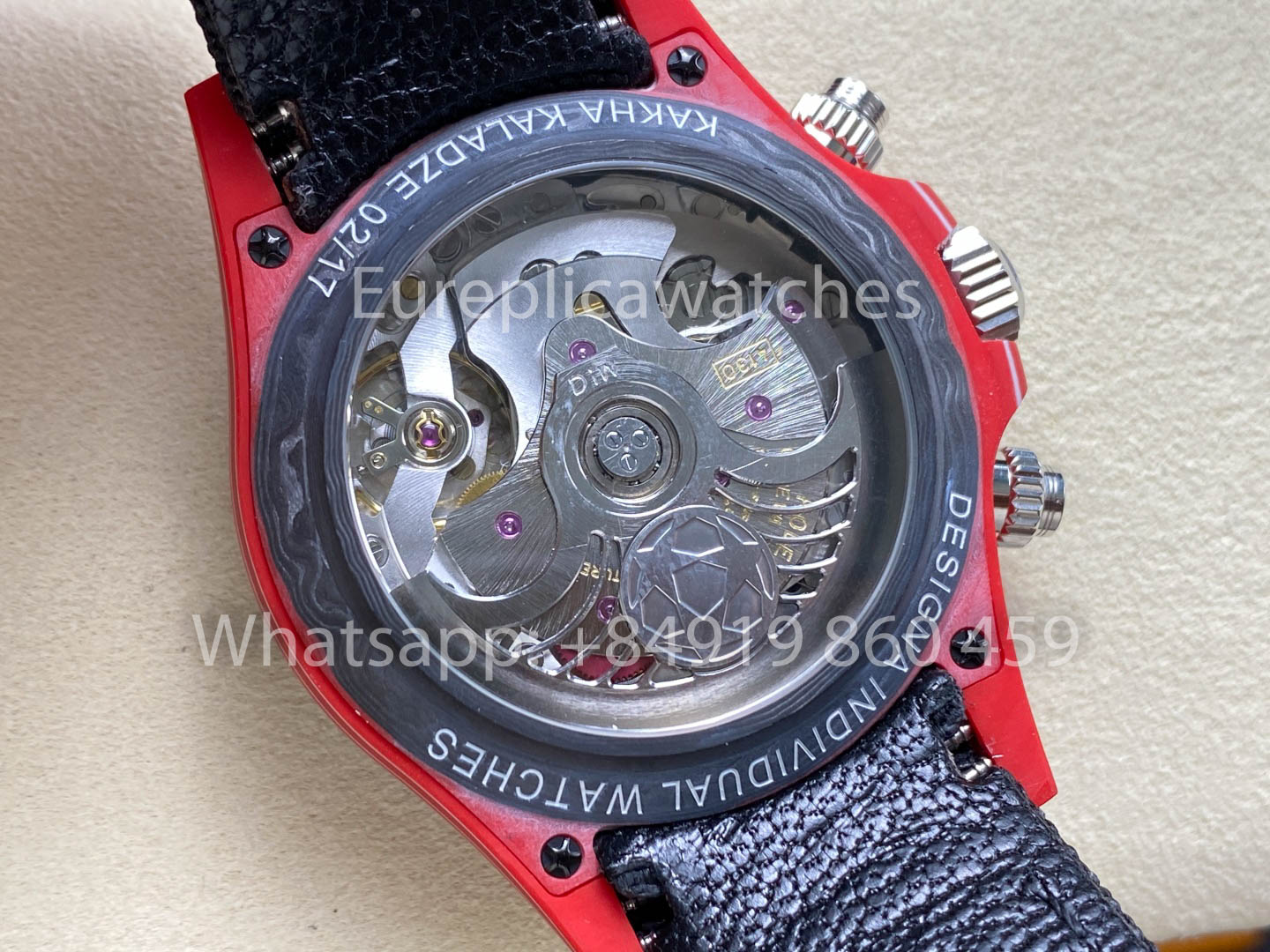 Rolex Daytona Diw KAKHA KALADZE Rouge Carbone Diw Factory 1:1 Super Clone