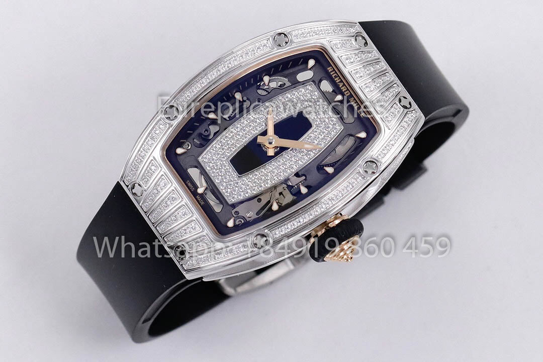 Replik Richard Mille RM 07-01 Schwarzes Armband 1:1 Super Clone ZF Factory