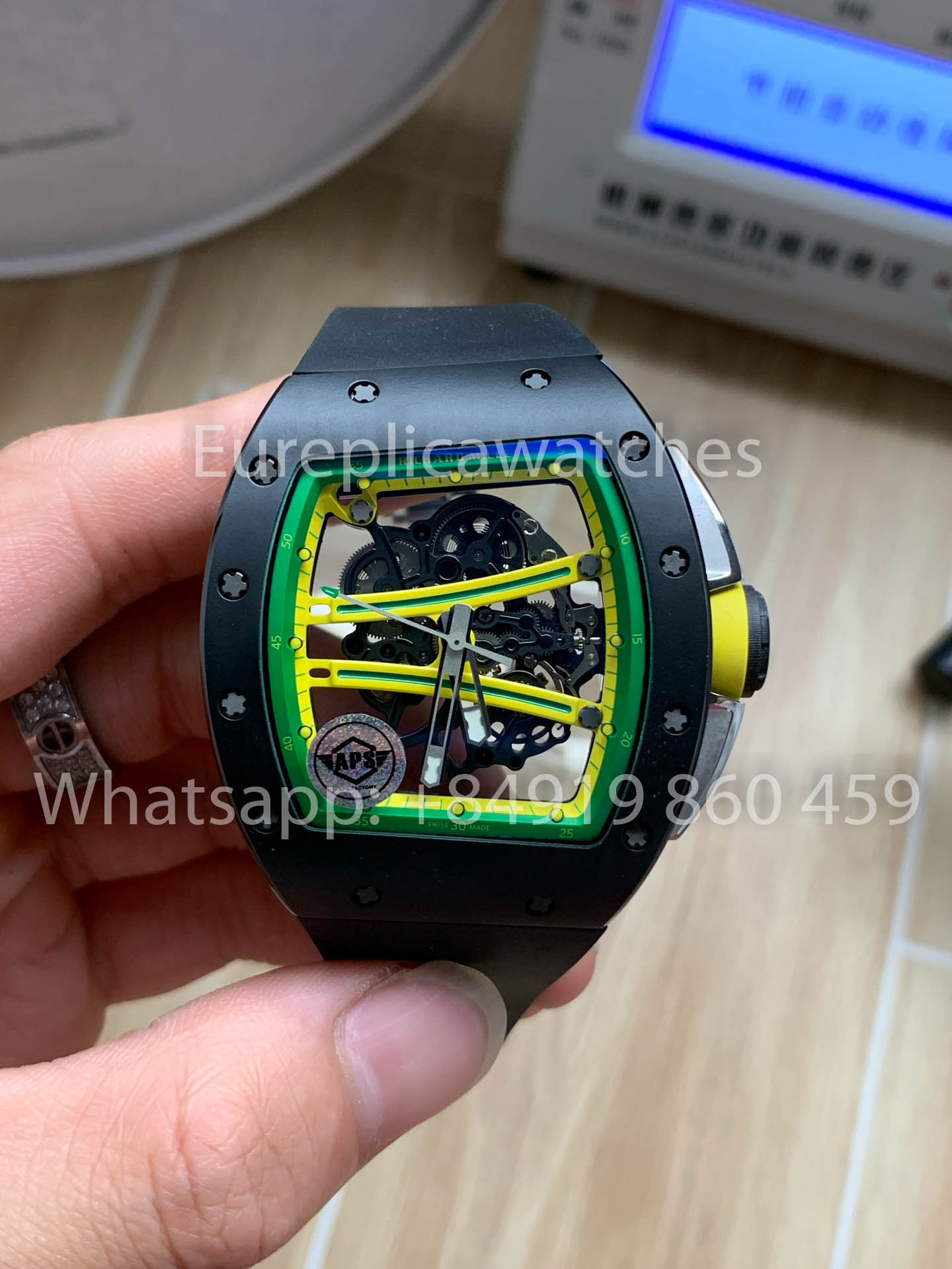 Richard Mille RM 61-01 Keramik Schwarzes Armband 1:1 Beste Version APS Factory