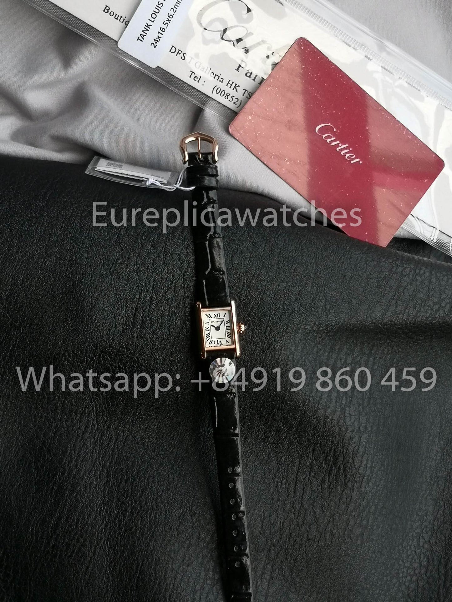 Cartier Tank TANK LOUIS CARTIER Mini 1:1 Best Version F1 Factory White Dial Rose Gold