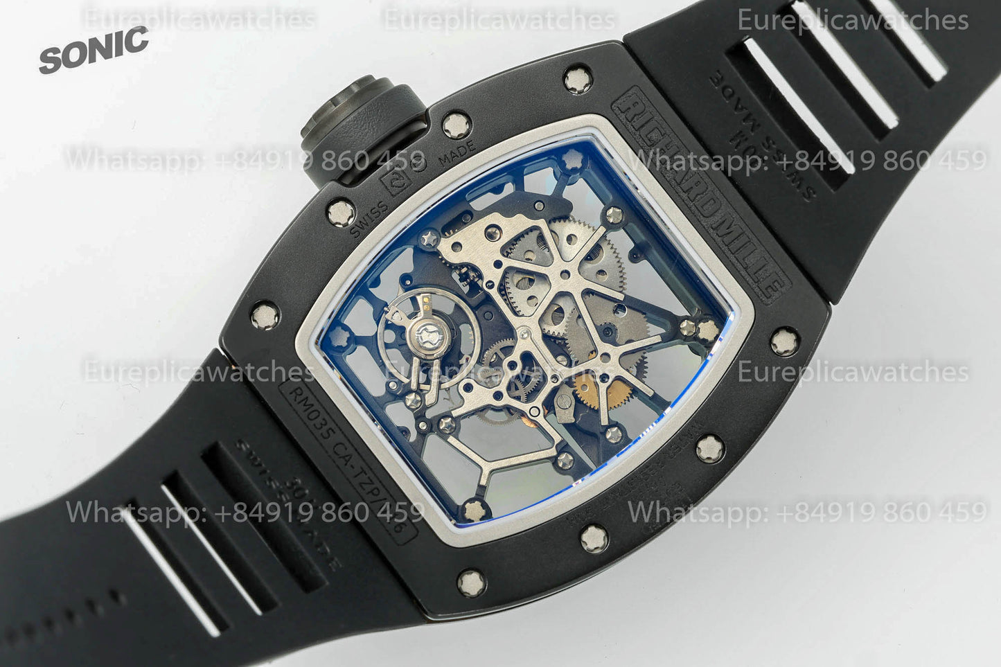 Richard Mille RM 035 RM035 Rose Gold TZP Americas Black Toro 1:1 Best Version Sonic Factory V4