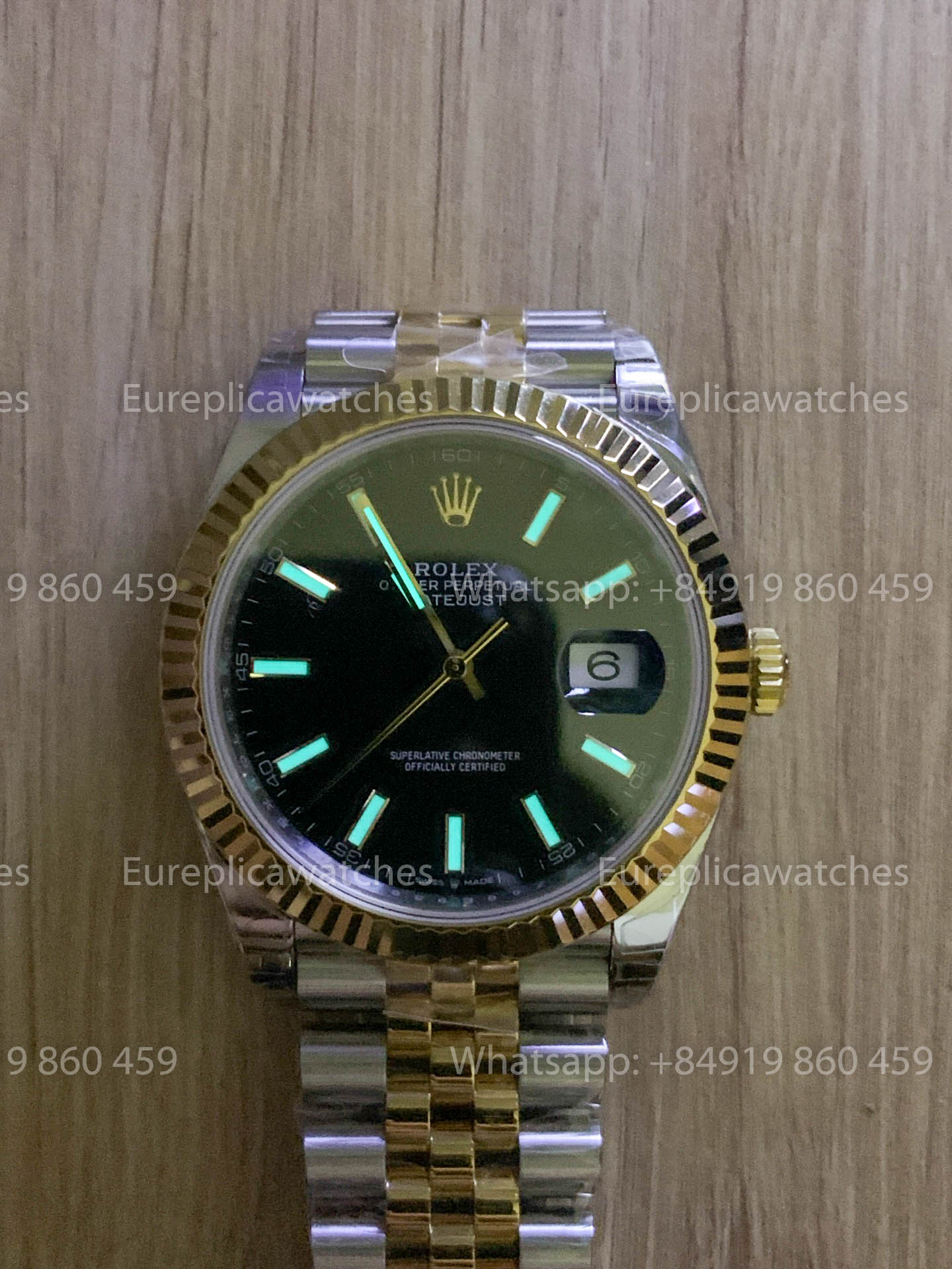 Rolex Datejust 41 M126333 Cadran noir Lunette cannelée 1:1 Meilleure version VS usine