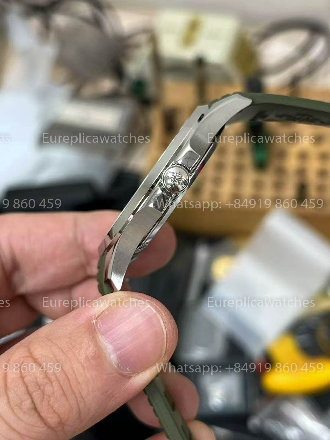 Patek Philippe Aquanaut 5168G-010 Avocado Green 1:1 Beste Version BBF Factory