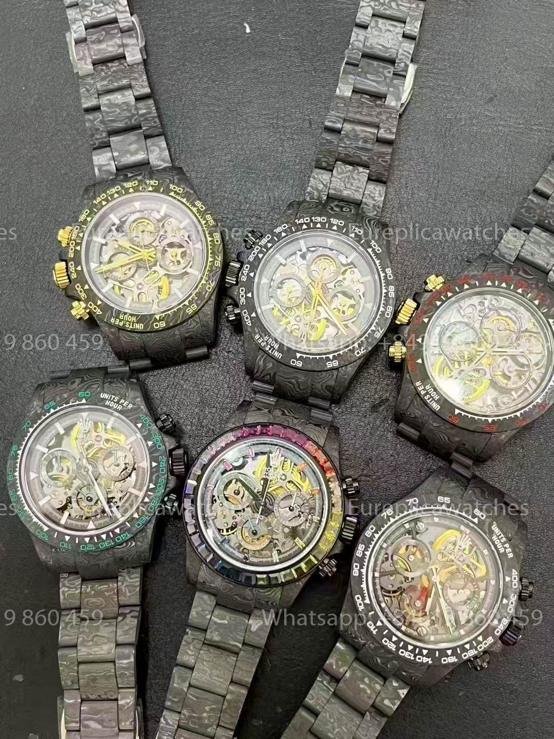 Rolex Daytona Carbon Shadow in Gold ZIF REMOULD 1:1 Beste Clone-Custom-Uhr