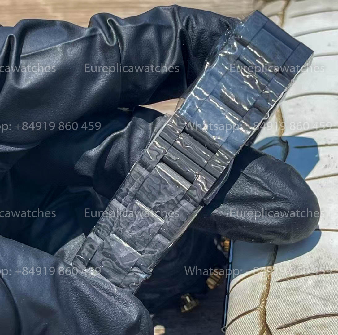 Rolex Daytona Carbon Shadow in Gold ZIF REMOULD 1:1 Beste Version Schwarzes Zifferblatt