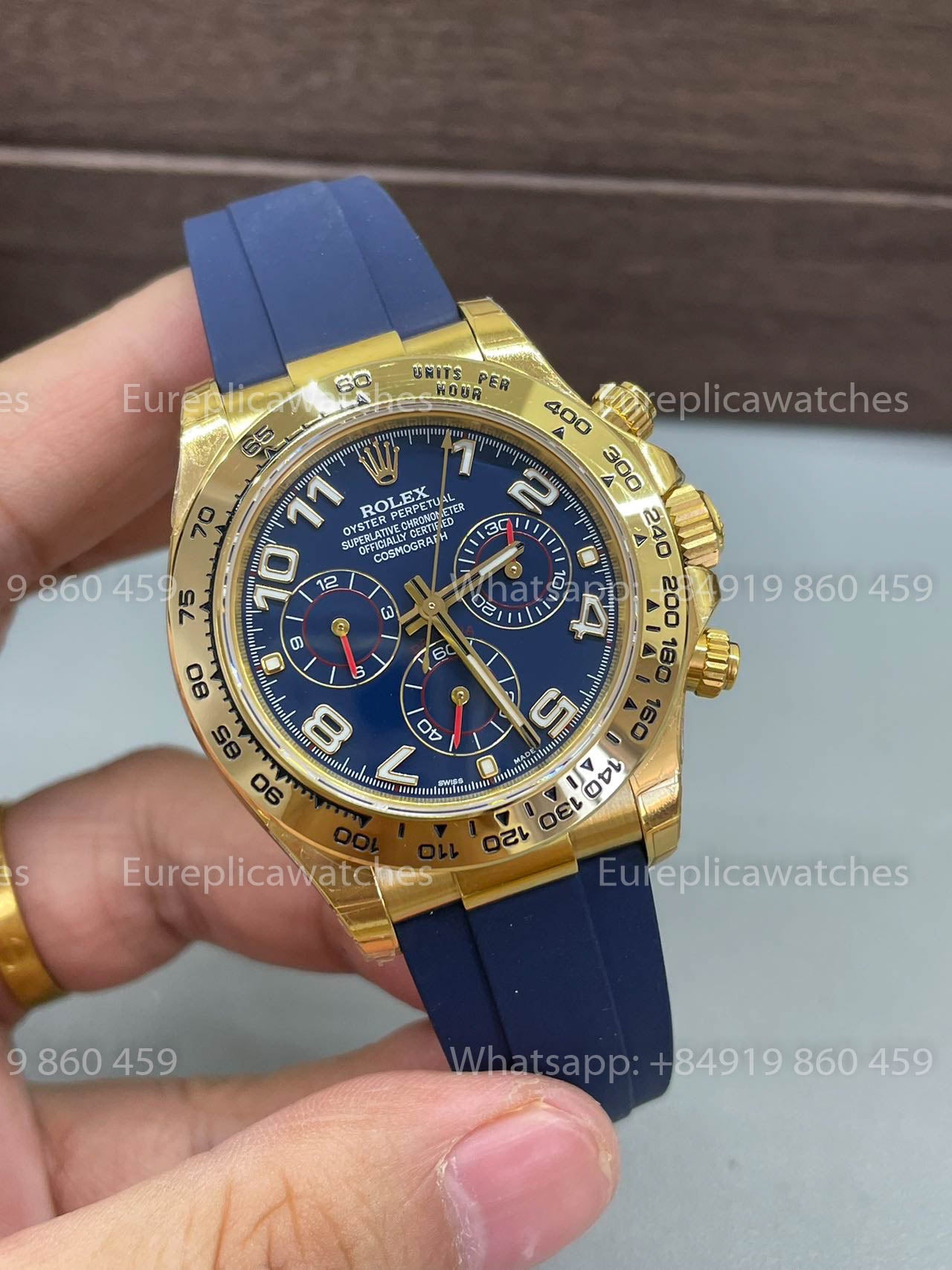 Rolex Daytona 116518LN « Cadran Bleu » 1:1 Meilleure Version SW Cadran Personnalisé Mouvement 4130 Dandong