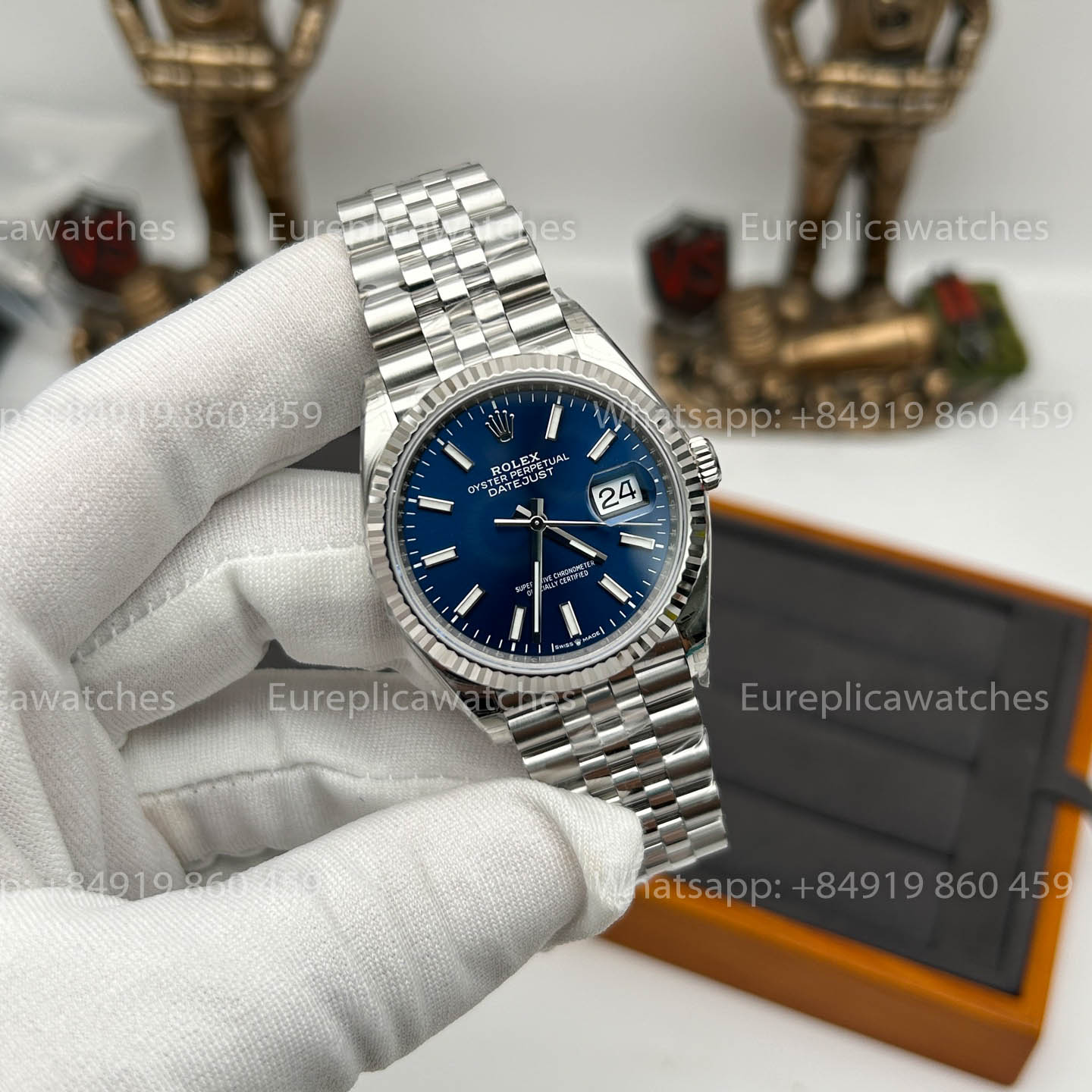VSF Rolex Datejust 36mm M126234 Blue Dial 1:1 Best Version VS Factory