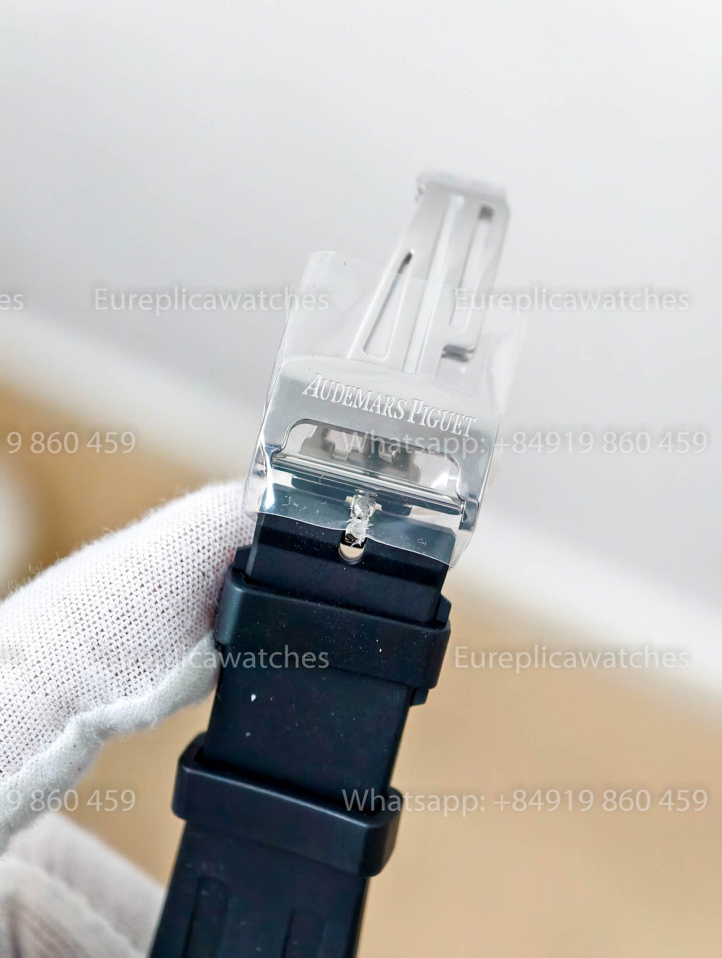 DDF Audemars Piguet Royal Oak 15510ST White Dial Black Rubber Strap 1:1 Best Version