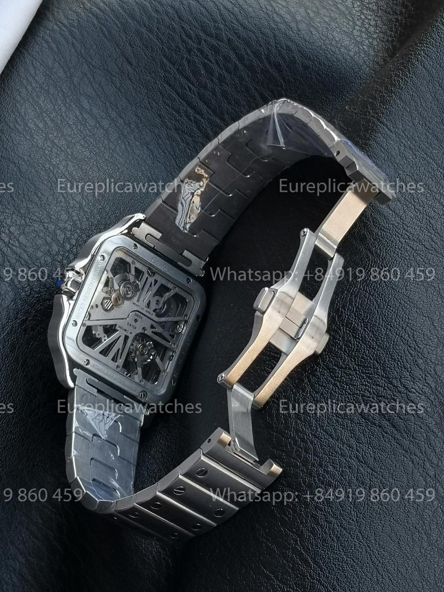 MLF Cartier Santos Skeleton 1:1 Best Version MLF Factory