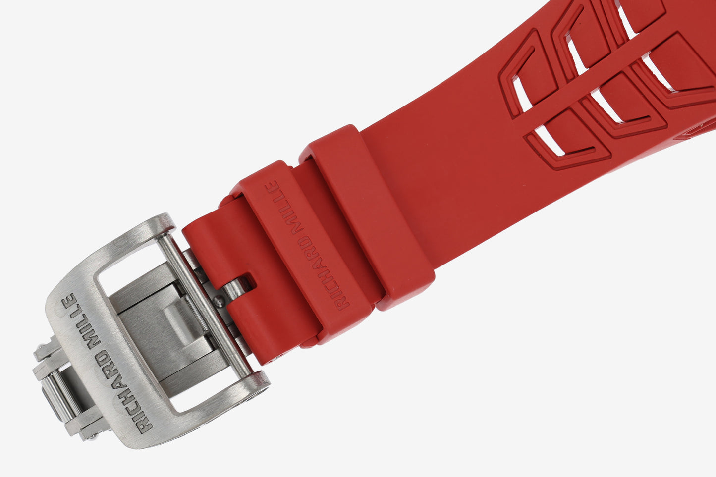 ZF Factory - RICHARD MILLE RM055 NTPT V3 Carbon Fiber Case Red Strap