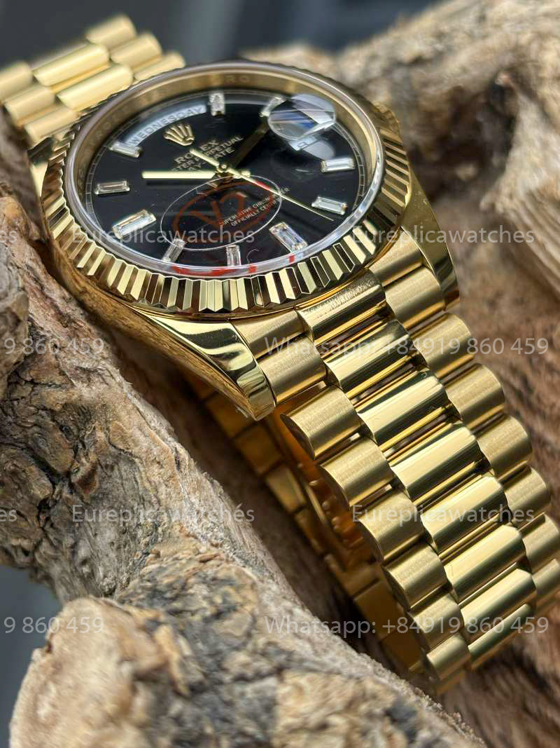 VSF Factory - Rolex Day Date 40 M228238 Black Dial Yellow Gold VS Factory V2
