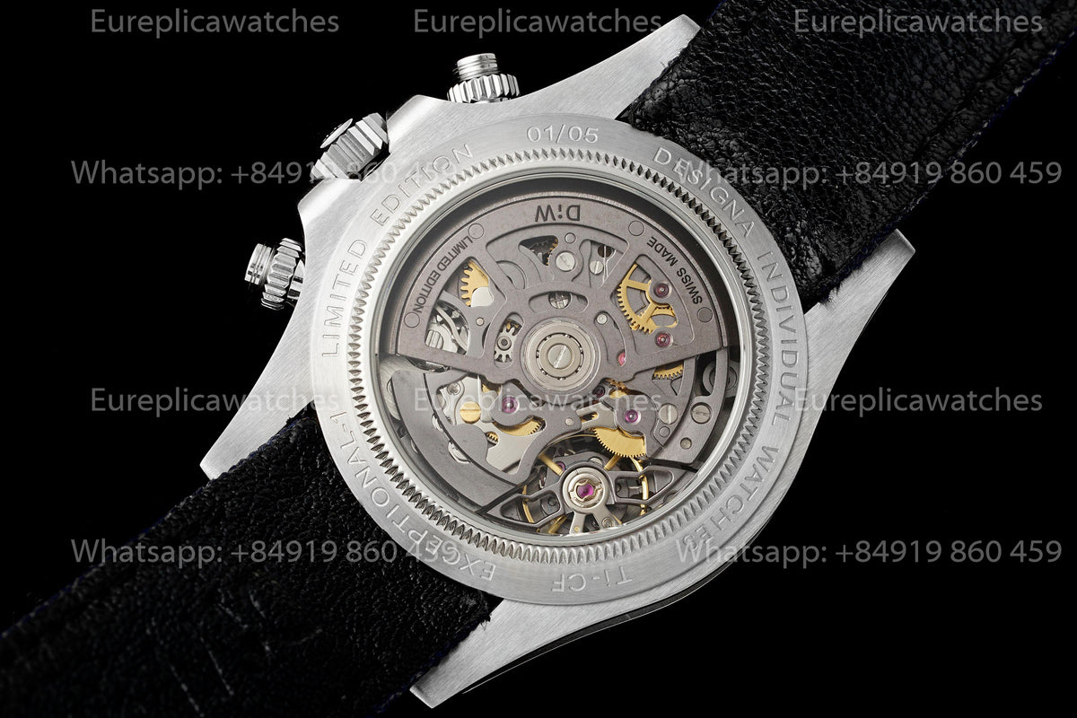 DIW Rolex Daytona Blue Kyanite Carbon Edition – Natural Black Kyanite Dial