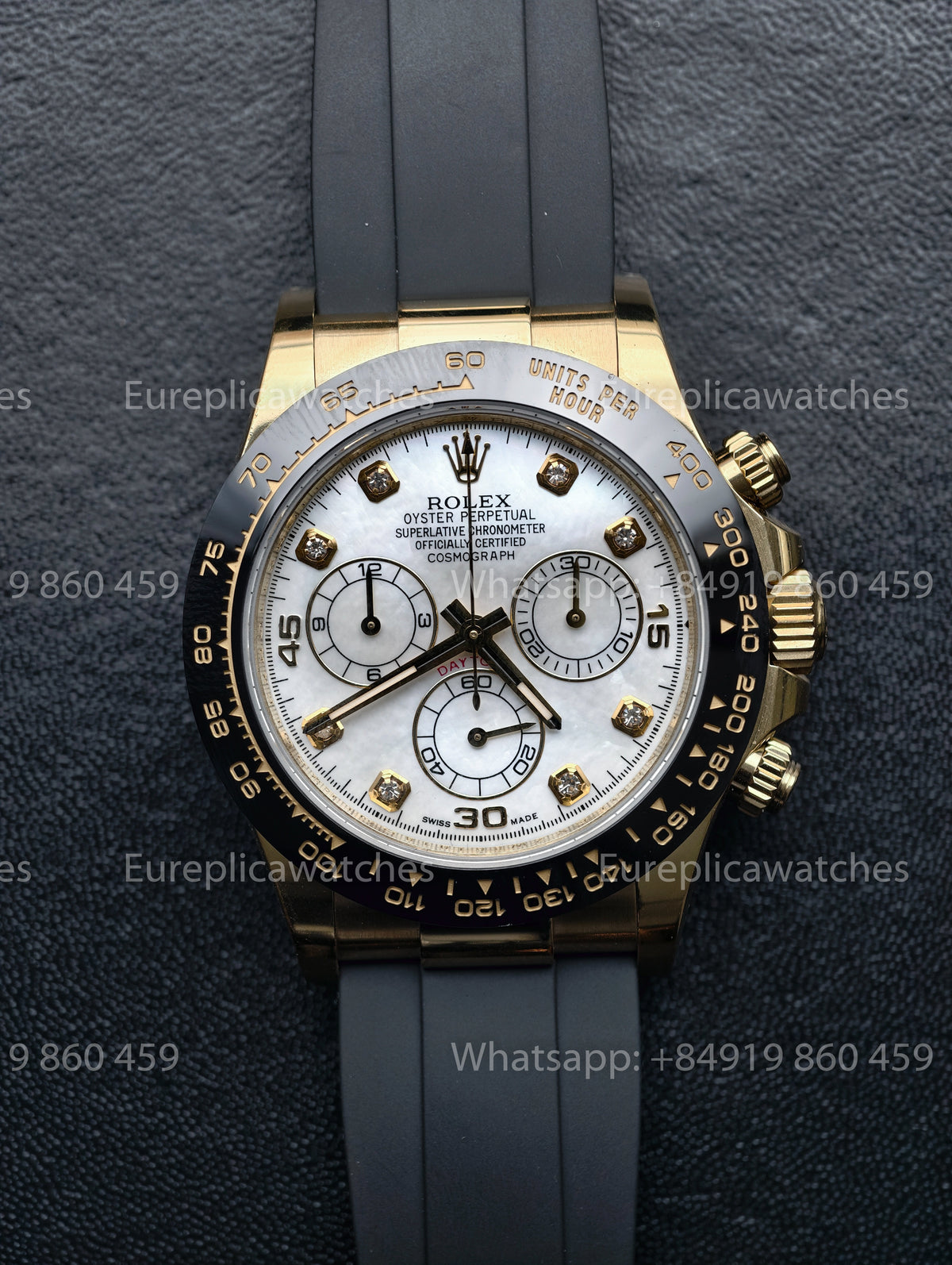 BDS Factory Rolex Cosmograph Daytona 116518LN Mother of Pearl Dial Yellow Gold – Full-Weight Edition