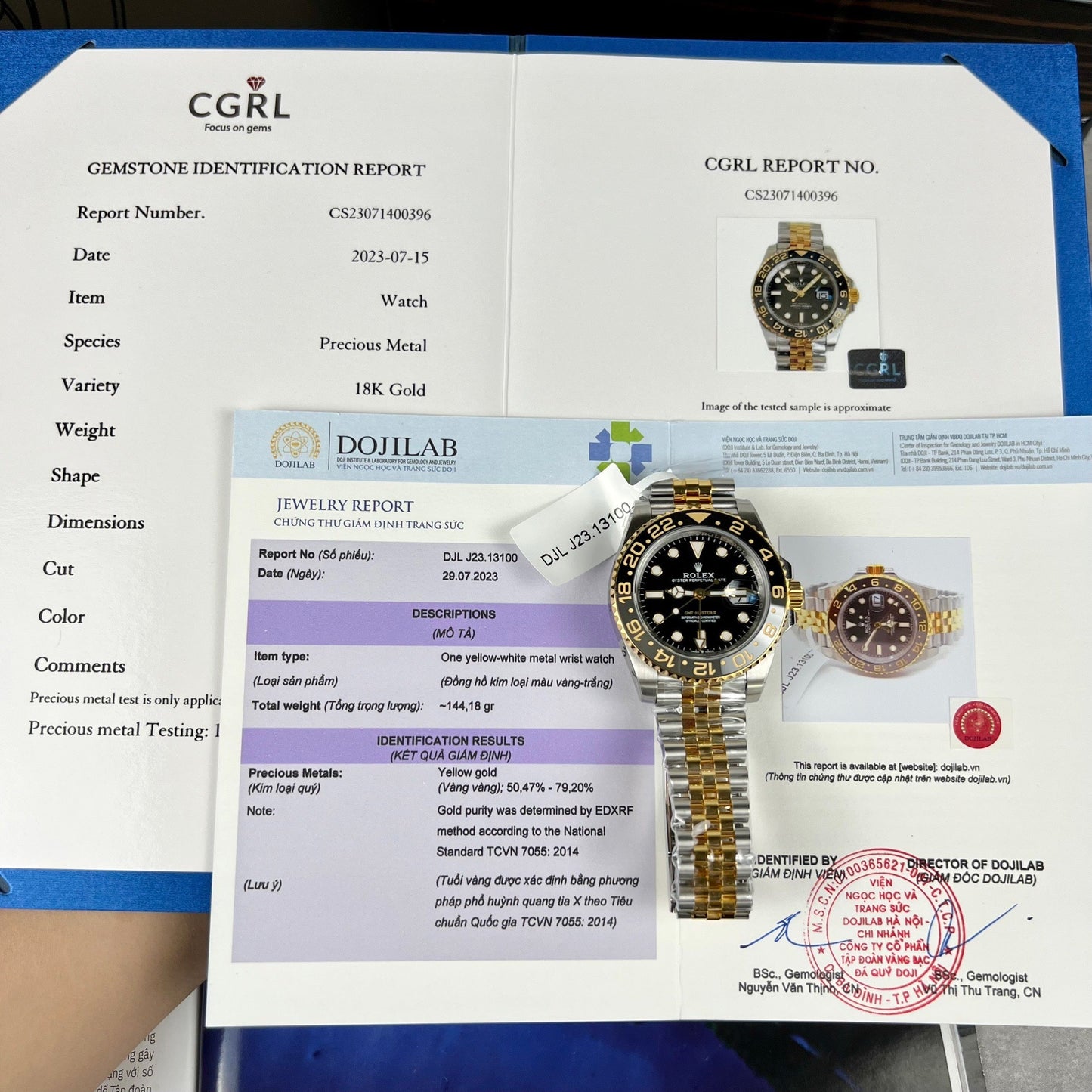 Rolex GMT-Master II 126713GRNR-0001 Gold Wrapped from Clean Factory