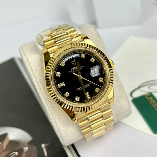 Rolex Day-Date 36 Gold Watch 118238-0111 Gold plated 18k with 130 gram from GM Factory