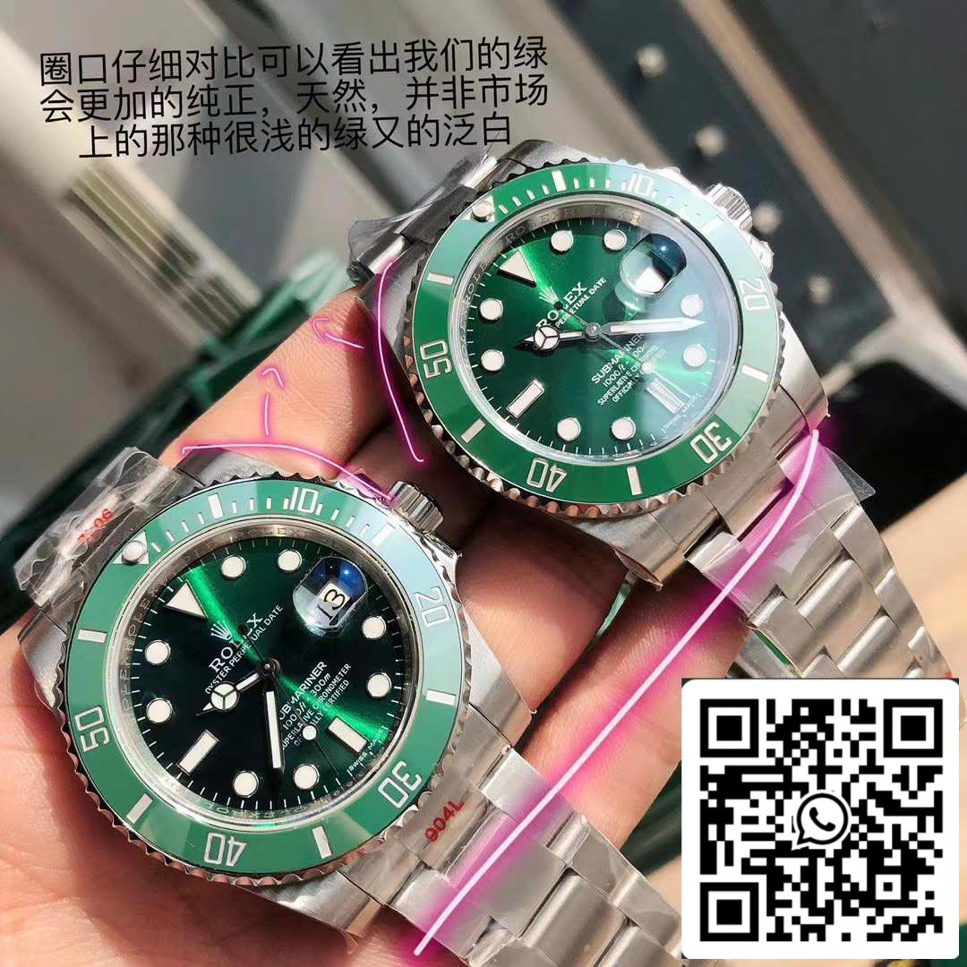 Rolex Submariner Green Host M116610LV Schweizer Originalwerk
