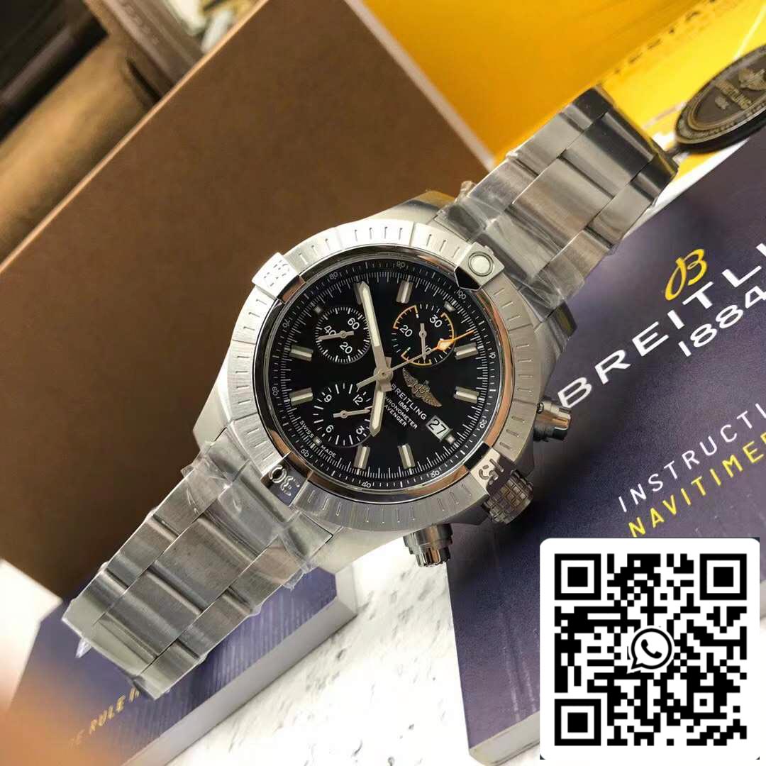 Breitling Avenger Chronograph 45 A13317101B1A1 - Mouvement original suisse Meilleure édition 1:1