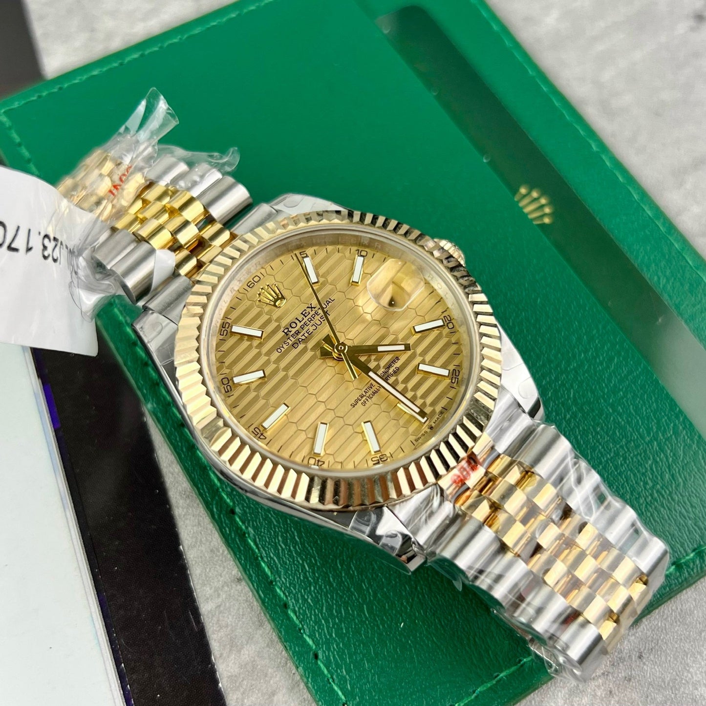Rolex Datejust 41 126333-0022 Beste 1:1 Edition, 18 Karat Gold verpackt