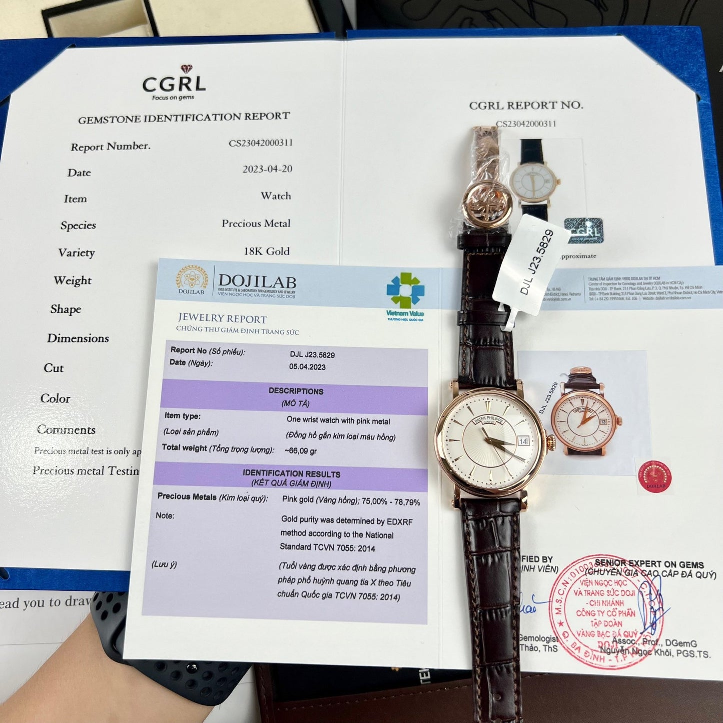 Patek Philippe Calatrava 5153R-001 beschichtetes 18 Karat Gelbgold 3K Factory